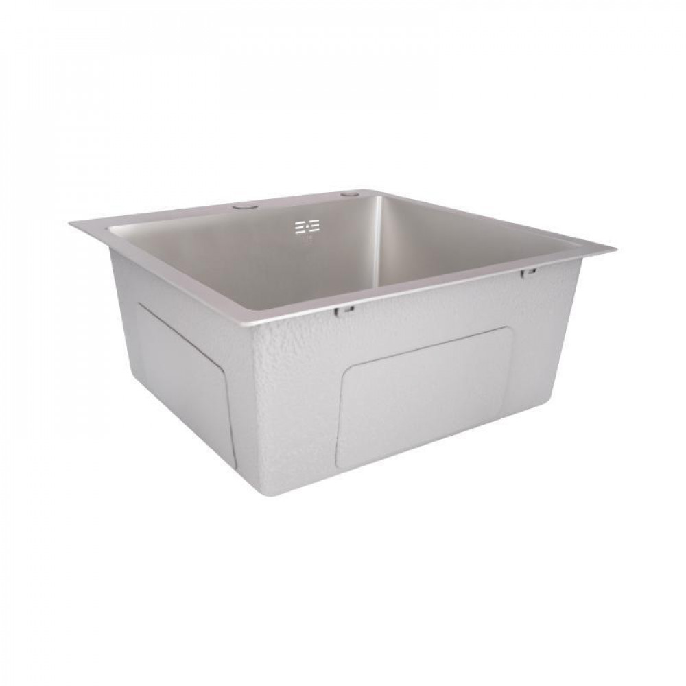 Мийка для кухні інтегрована Lidz Handmade H5050G (LDH5050GPVD43620) Brushed Grey PVD 3,0/1,0 мм SD00049744