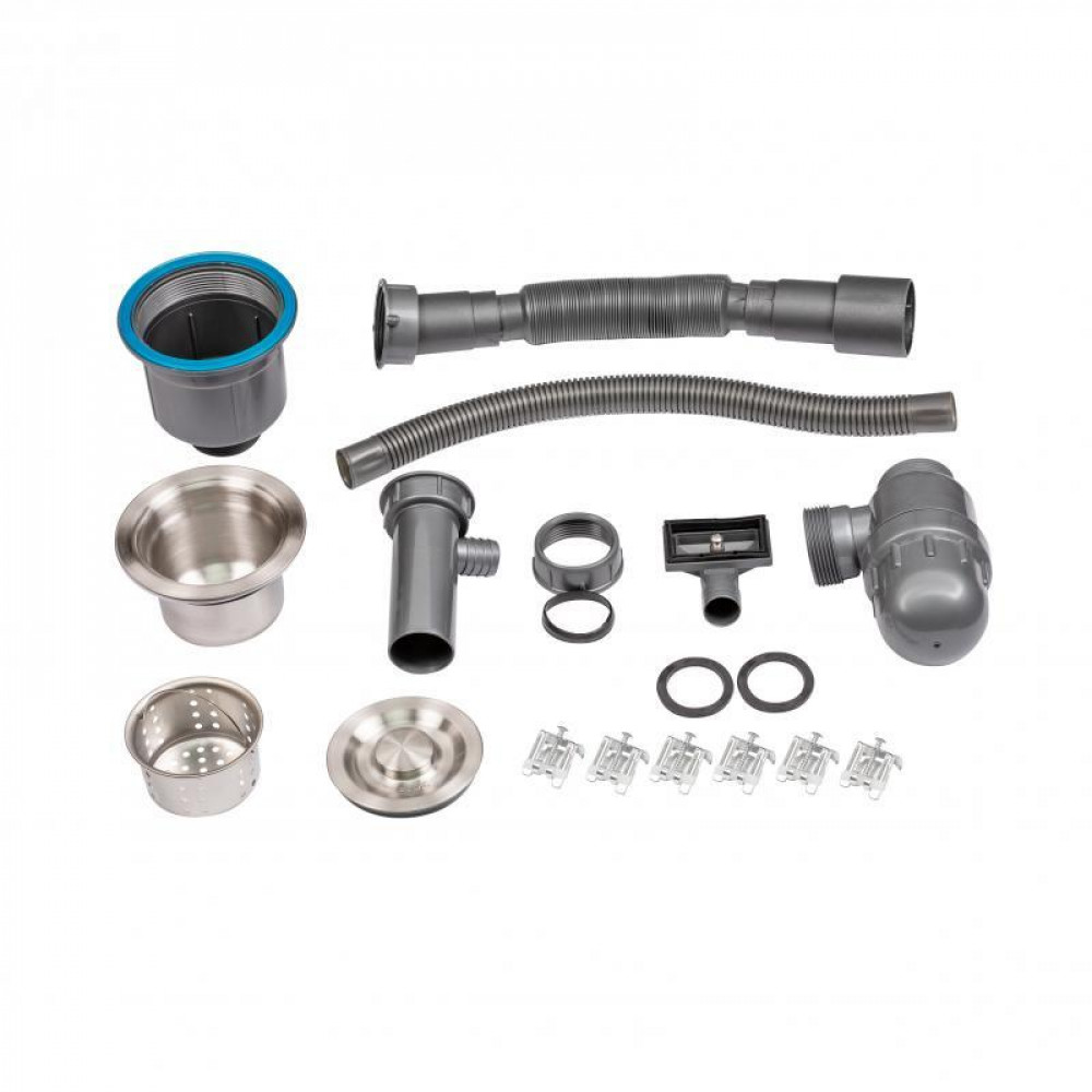 Мийка для кухні інтегрована Lidz Handmade H4050 (LDH4050BRU39258) Brushed Steel 3,0/1,0 мм SD00045362