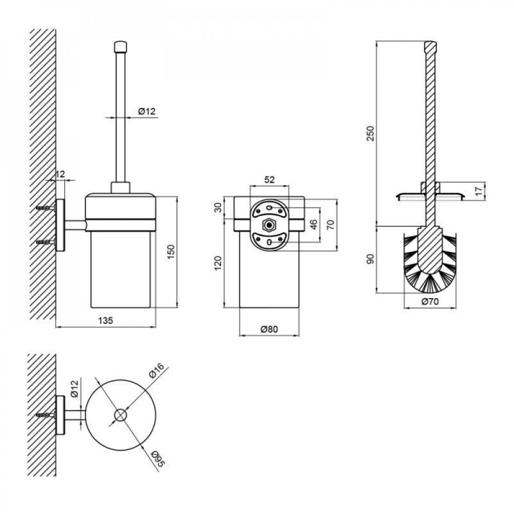 Йоржик підвісний Lidz Oreo 0502 LDORE0502WHI32442 White SD00038544