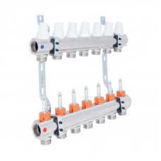 Колектор Icma 1" 7 виходів, з витратомірами №K013