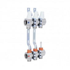 Колектор Icma 1" 3 виходи, з витратомірами №K013