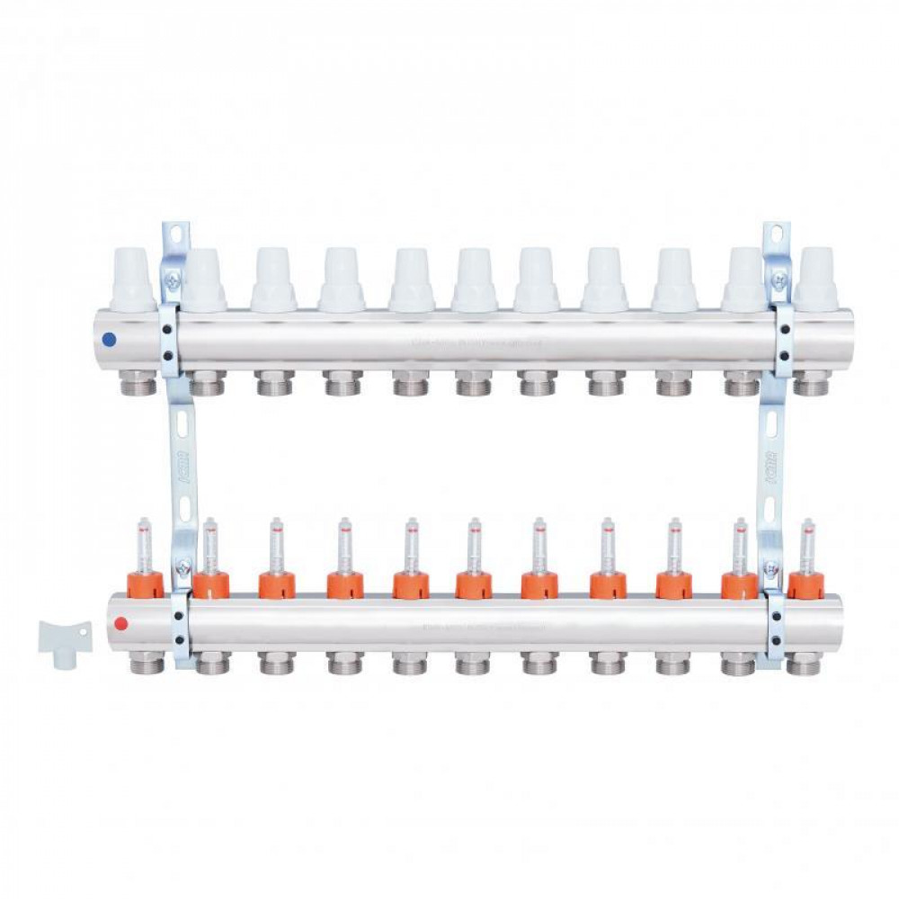 Колектор Icma 1" 11 виходів, з витратомірами №K013 SD00005250