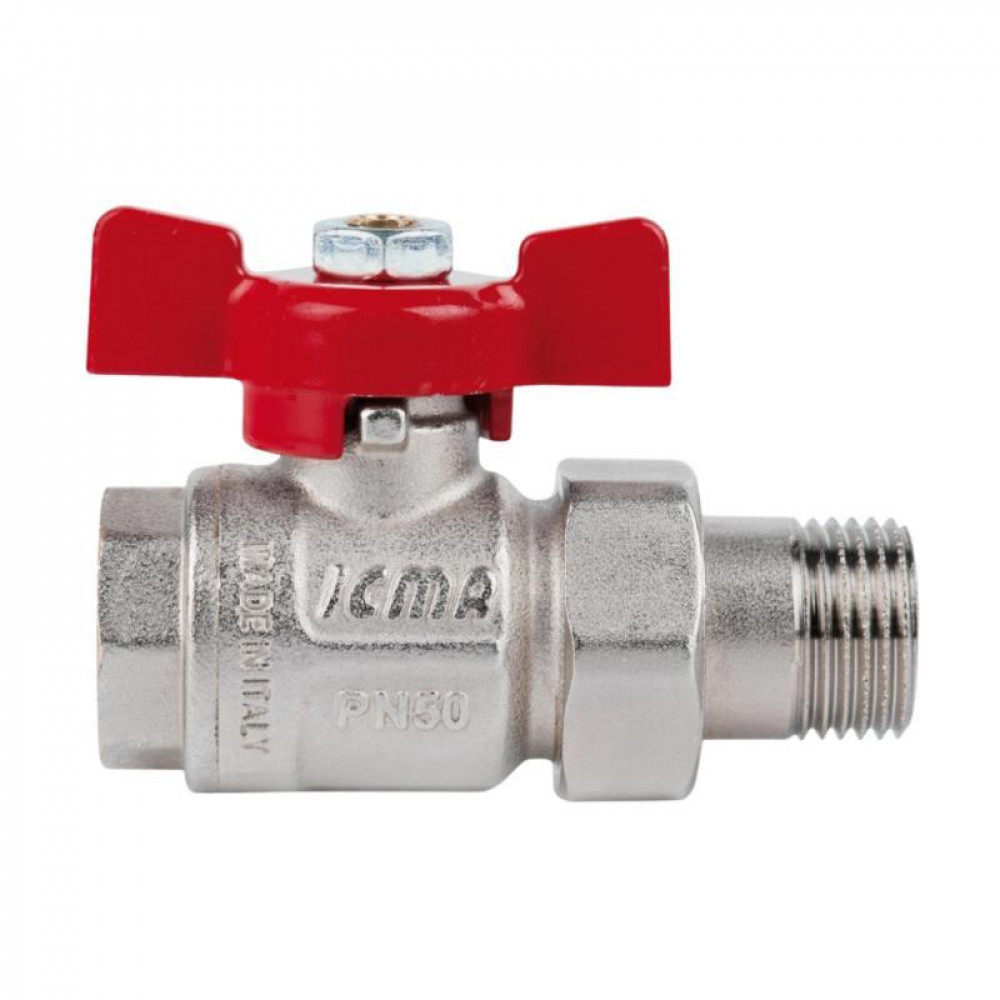 Кран кульовий "Американка" Icma 1/2" прямий №347 SD00036670