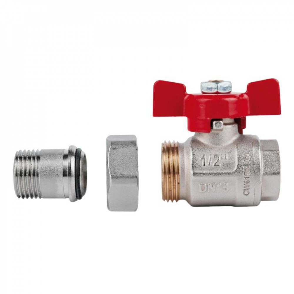 Кран кульовий "Американка" Icma 1/2" прямий №347 SD00036670