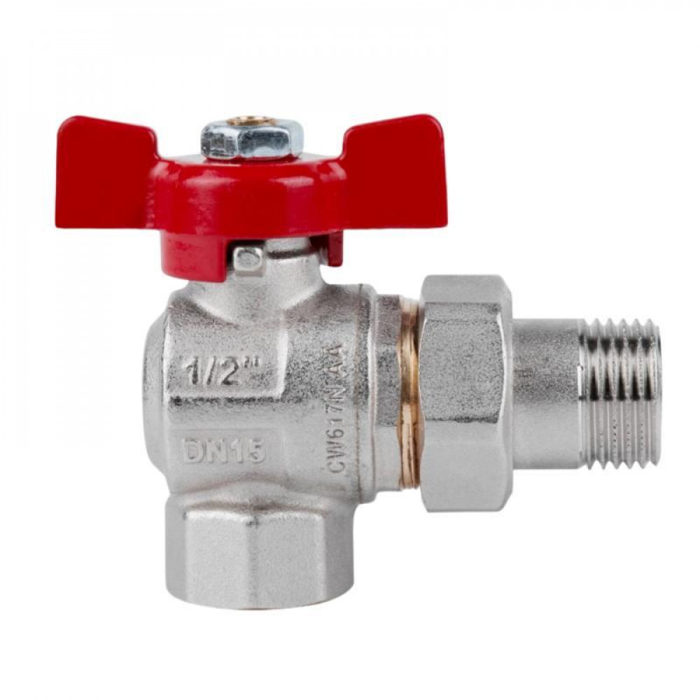 Кран кульовий Icma FAR. ROSSA 1/2" кутовий №361 SD00042357
