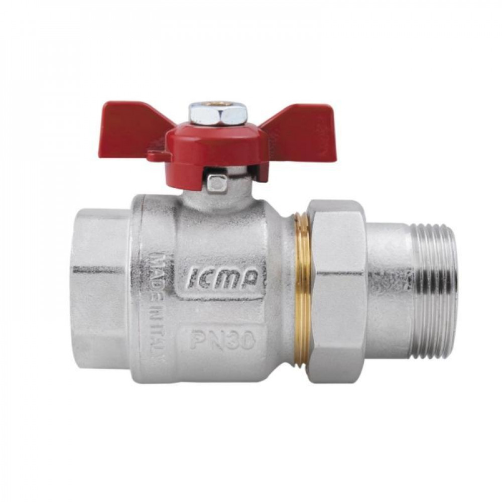 Кран кульовий "Американка" Icma 1 1/4" прямий №347 SD00046309