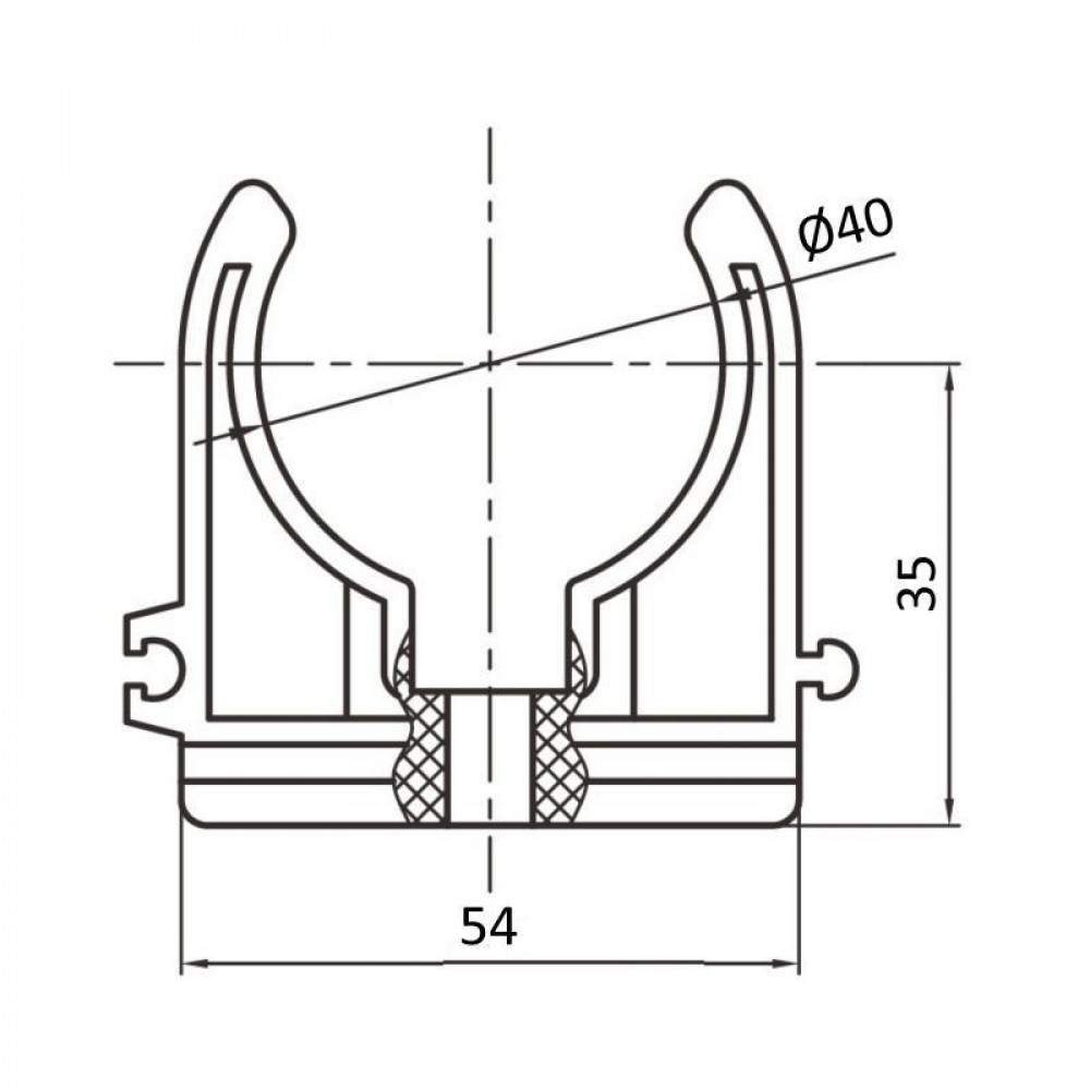Кріплення PPR Blue Ocean 40 SD00005799