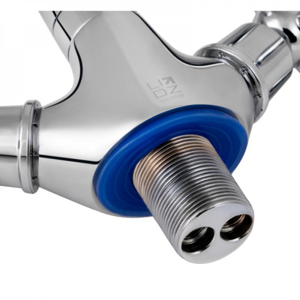 Змішувач для кухні Lidz Lamb 276F двохвентильний LDLAM276FCRM22019 Chrome SD00028116