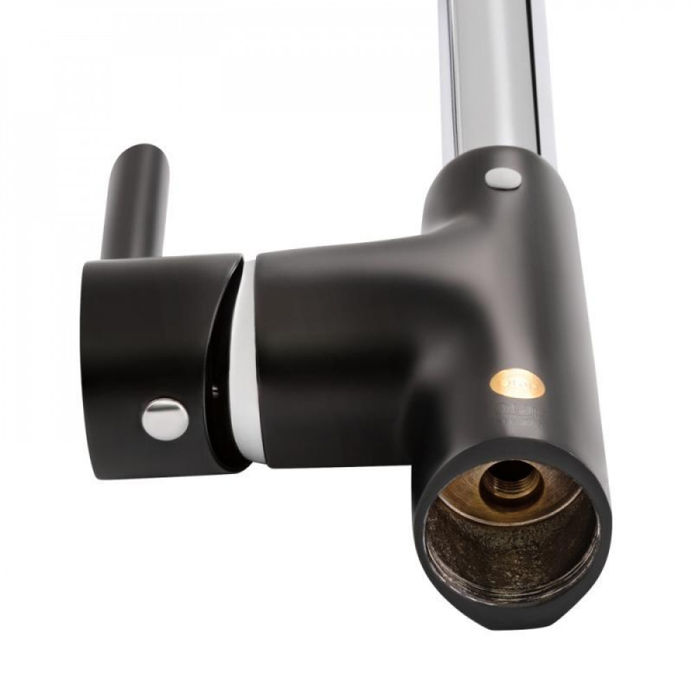 Змішувач для кухні Qtap Grand QTGRABCR007F Chrome/Black SD00039608