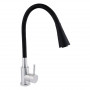 Змішувач для кухні Lidz Aria 015F31 з гнучким виливом (k35) LDARI015F31BNK31872 Black / Nickel SD00037973