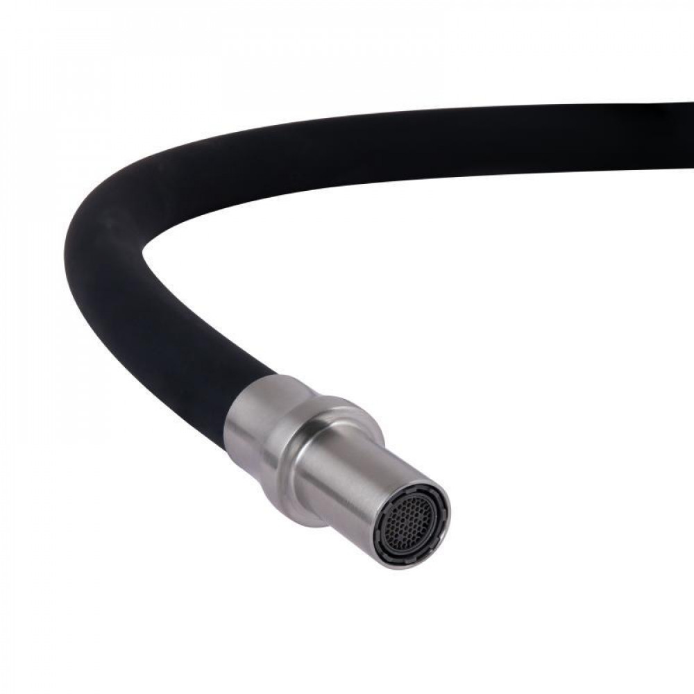 Змішувач для кухні Lidz Aria 020F3 з гнучким виливом з підключенням для питної води (k35) LDARI020F3BNK37647 SD00043750