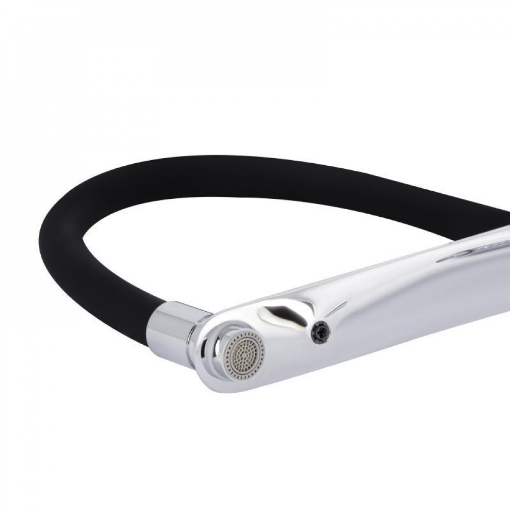 Змішувач для кухні Qtap Vlasta New з гнучким виливом з підключенням для питної води QTVLA364CRM45648 Chrome SD00051772