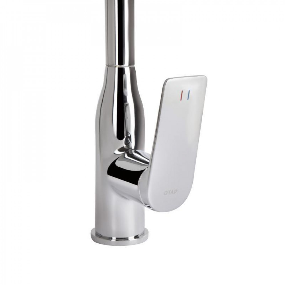 Смеситель для кухни Qtap Vlasta New с выдвижным изливом QTVLA344CRM45646 Chrome SD00051770