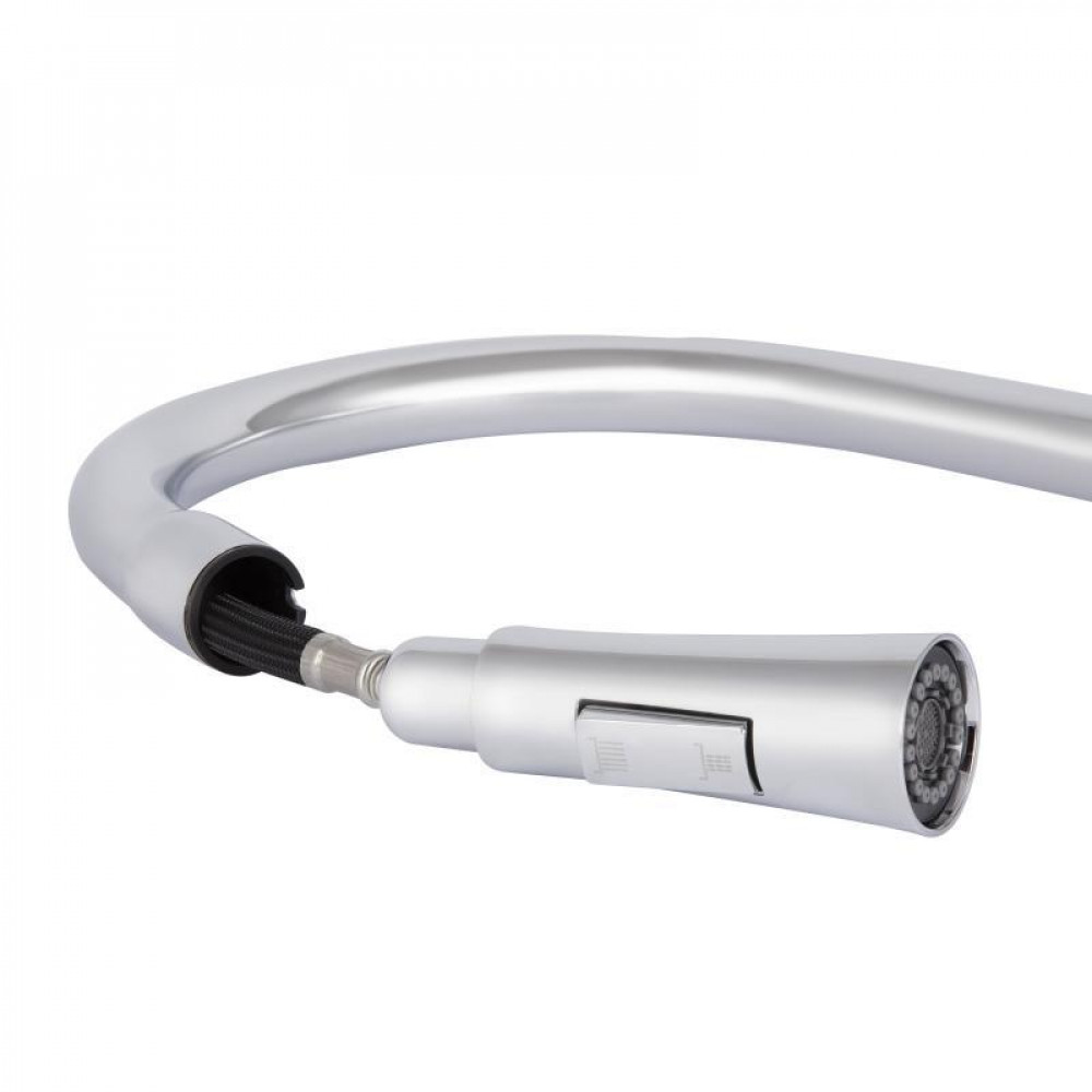 Смеситель для кухни Qtap Vlasta New с выдвижным изливом QTVLA344CRM45646 Chrome SD00051770