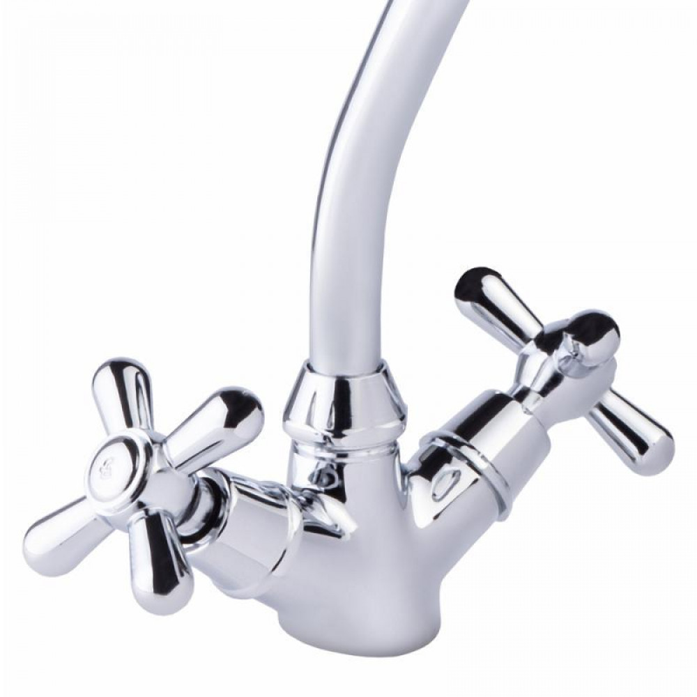 Змішувач для кухні Lidz Dominox 271 двохвентильний LDDOM271CRM35534 Chrome SD00041637