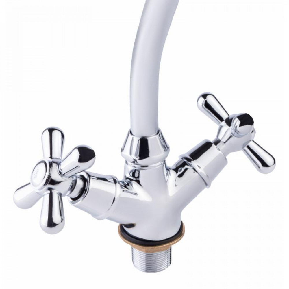 Змішувач для кухні Lidz Dominox 271F двохвентильний LDDOM271FCRM35535 Chrome SD00041638