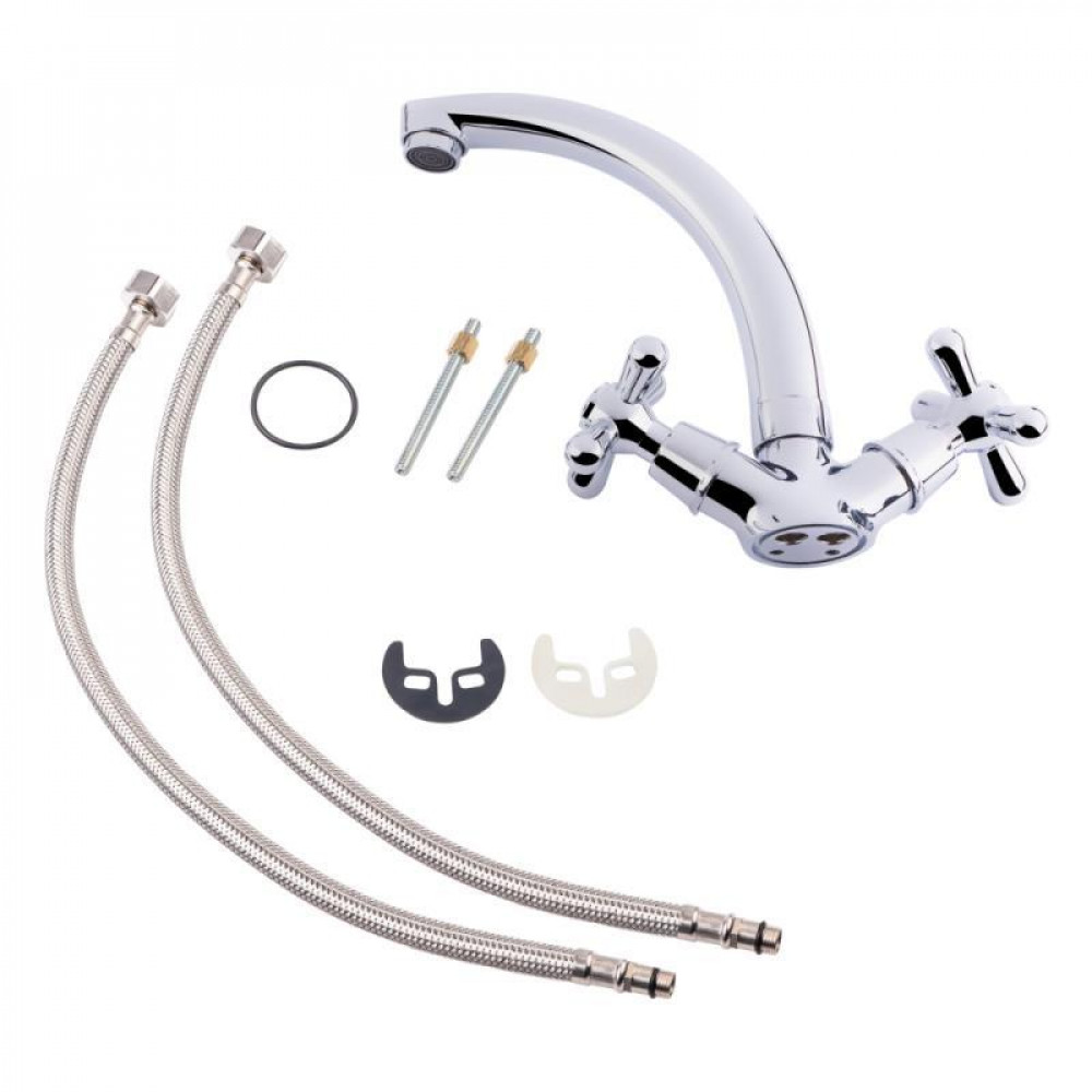 Змішувач для кухні Lidz Dominox 272 двохвентильний LDDOM272CRM35537 Chrome SD00041640