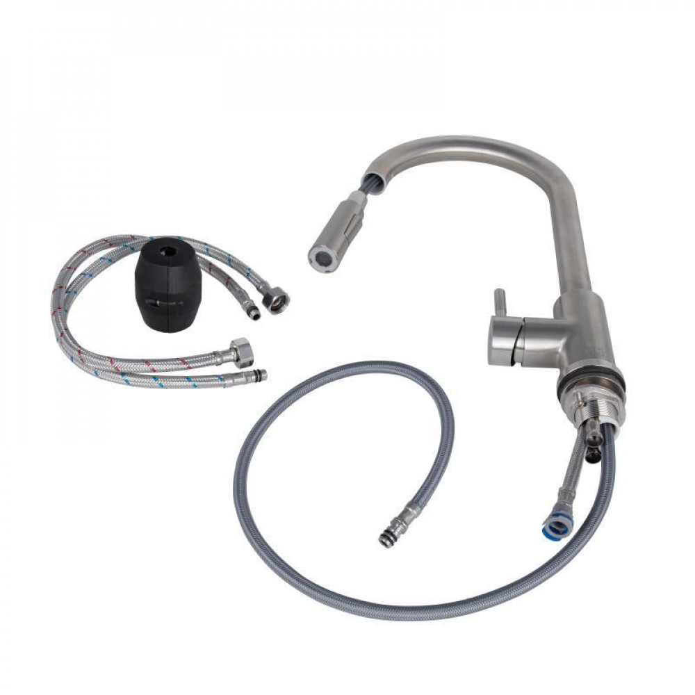 Смеситель для кухни Lidz Aria 015FL2 (k35) LDARI015FL2NKS43397 Nickel SD00049520