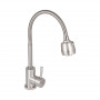 Змішувач для кухні Lidz Aria 015F41 з гнучким виливом (k35) LDARI015F41NKS45306 Nickel SD00051430