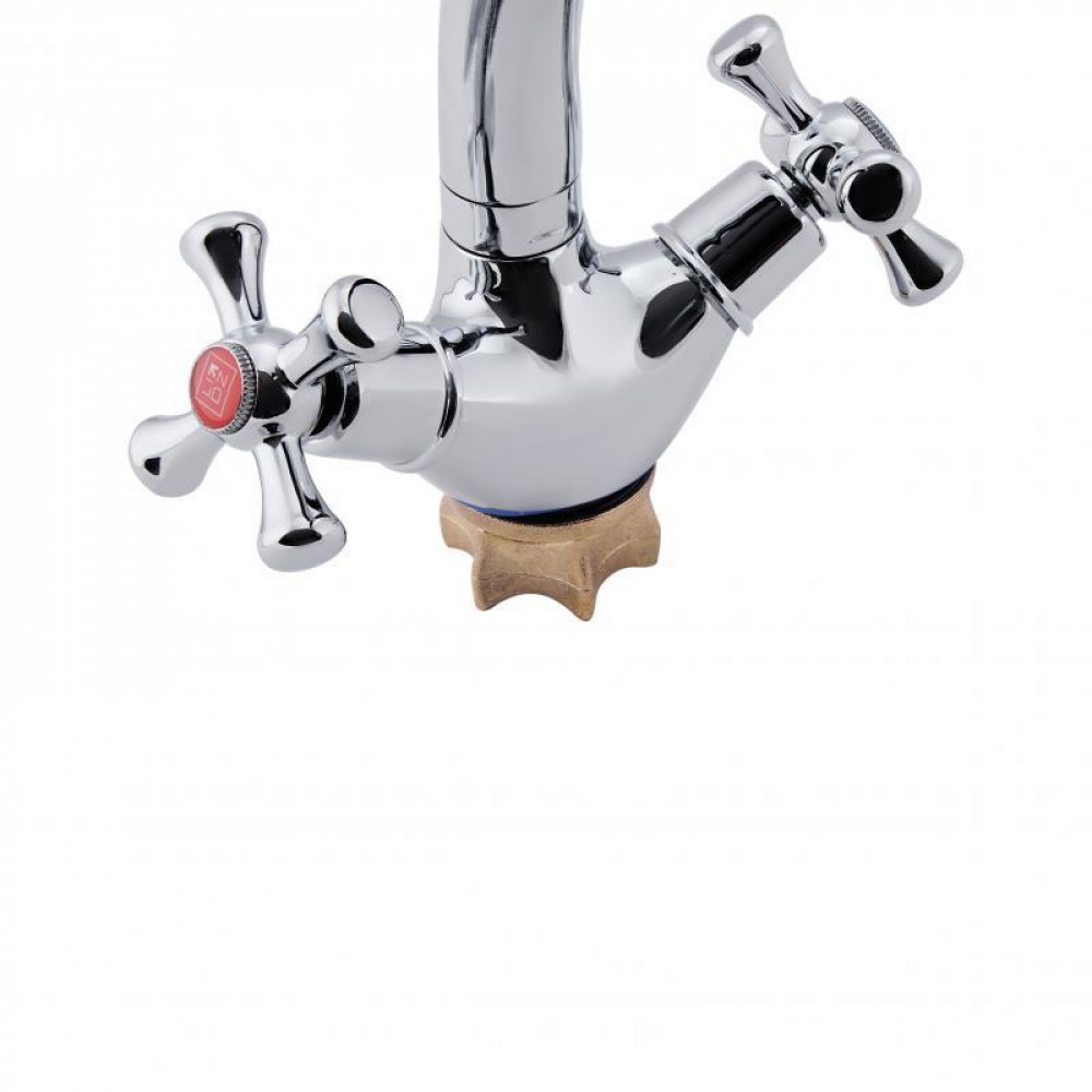 Змішувач для кухні Lidz Lamb 273F двохвентильний LDLAM273FCRM21890 Chrome SD00027987