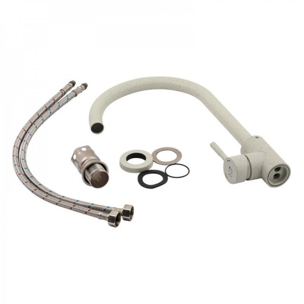 Змішувач для кухні Lidz Aria 015F (k35) LDARI015FGRE34950 Grey SD00041054