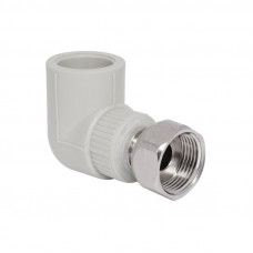 Кутик PPR з накидною гайкою Blue Ocean 25х3/4", 90° ВР з латунним штоком