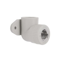 Уголок PPR Blue Ocean настенный с креплением 25х1/2", 90&deg; ВР