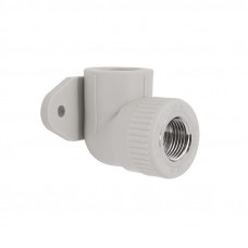 Уголок PPR Blue Ocean настенный с креплением 25х1/2", 90&deg; ВР