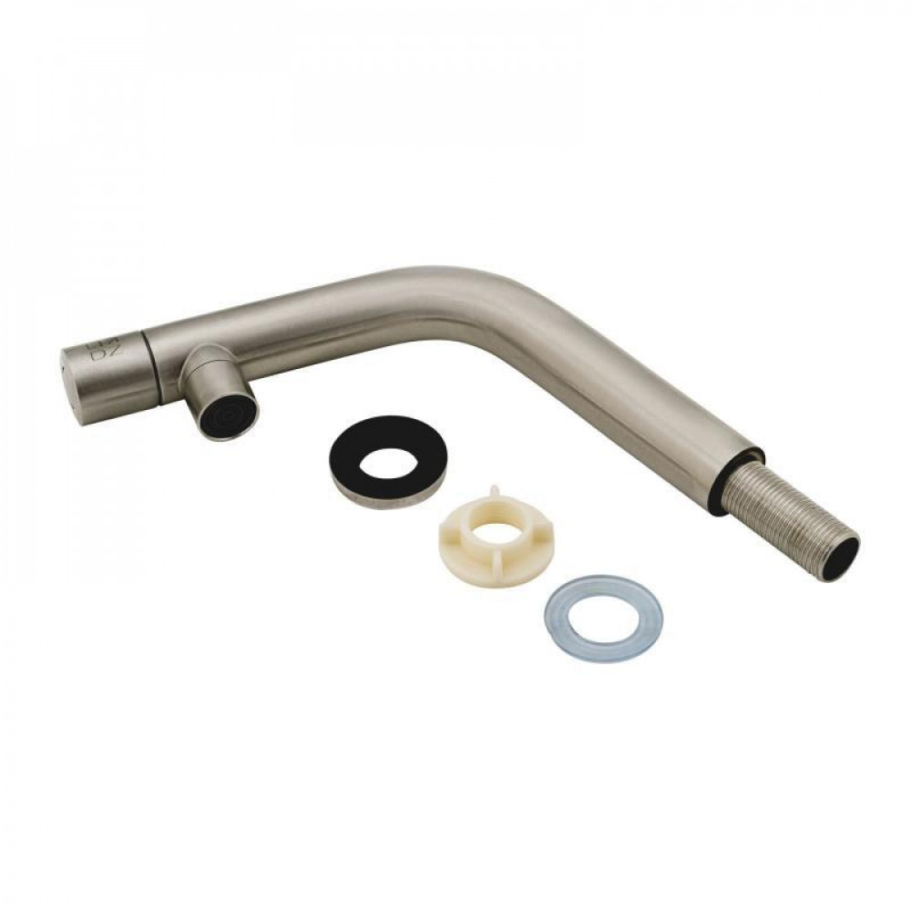 Монокран для кухні Lidz Mono 269F з нерухомим виливом LDMON269FNKS34928 Nickel SD00041032