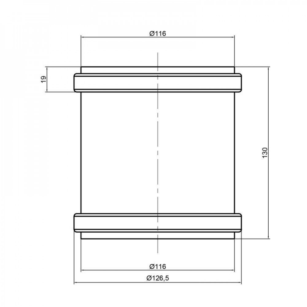 Муфта PPR каналізаційна TA Sewage 110 SD00034424