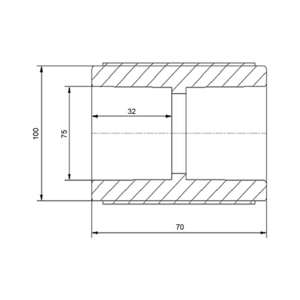 Муфта PPR Blue Ocean 75 SD00006343