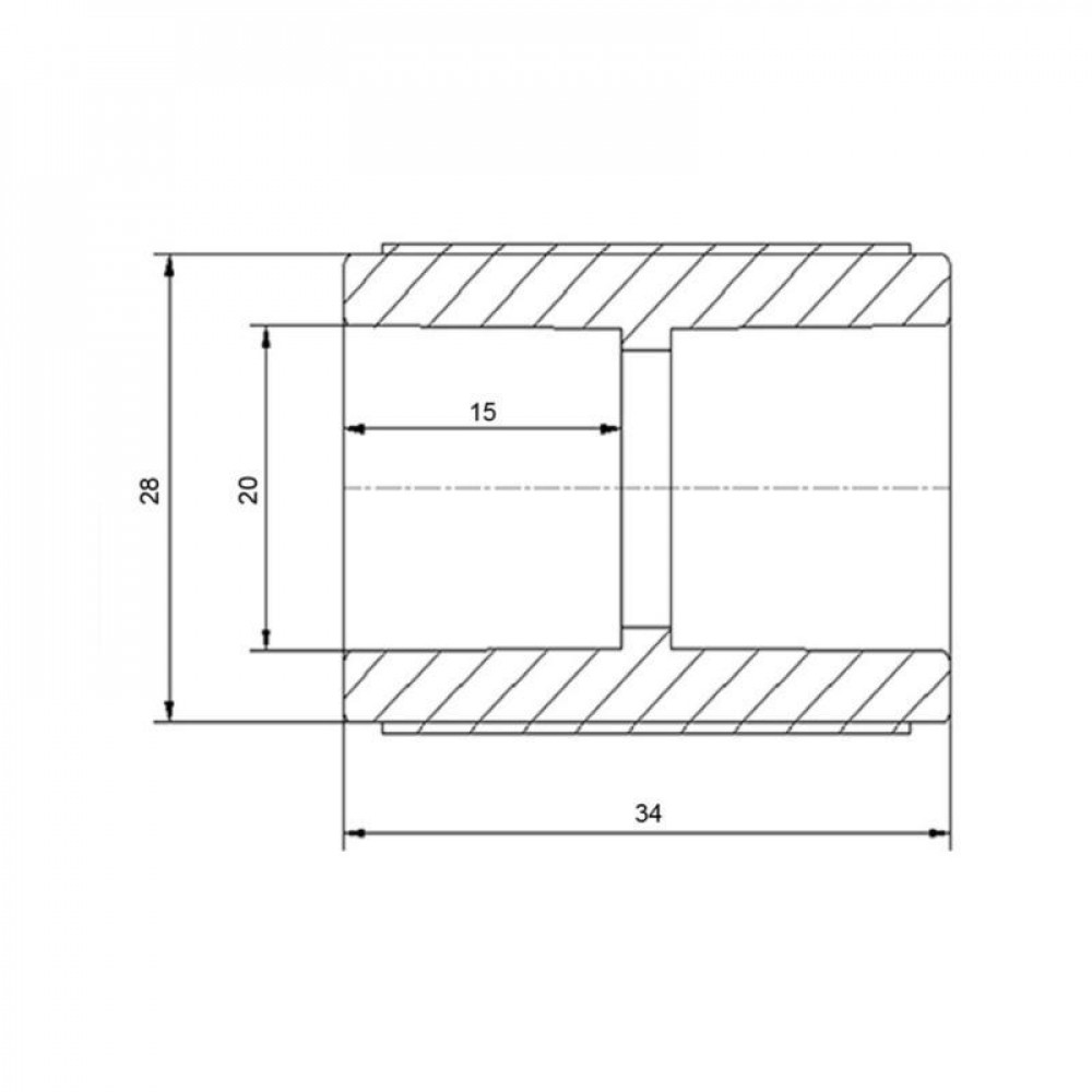 Муфта PPR Blue Ocean "Белый" 20 SD00042186