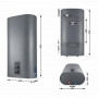 Водонагрівач електричний Thermo Alliance 50 л Grey, плоский вертикальний, мокрий ТЕН 2 кВт (0,8+1,2) DT50V20G(PD)/2G SD00055139