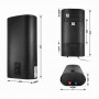 Водонагрівач електричний Thermo Alliance 50 л Black, плоский вертикальний, мокрий ТЕН 2 кВт (0,8+1,2) DT50V20G(PD)/2В SD00054752