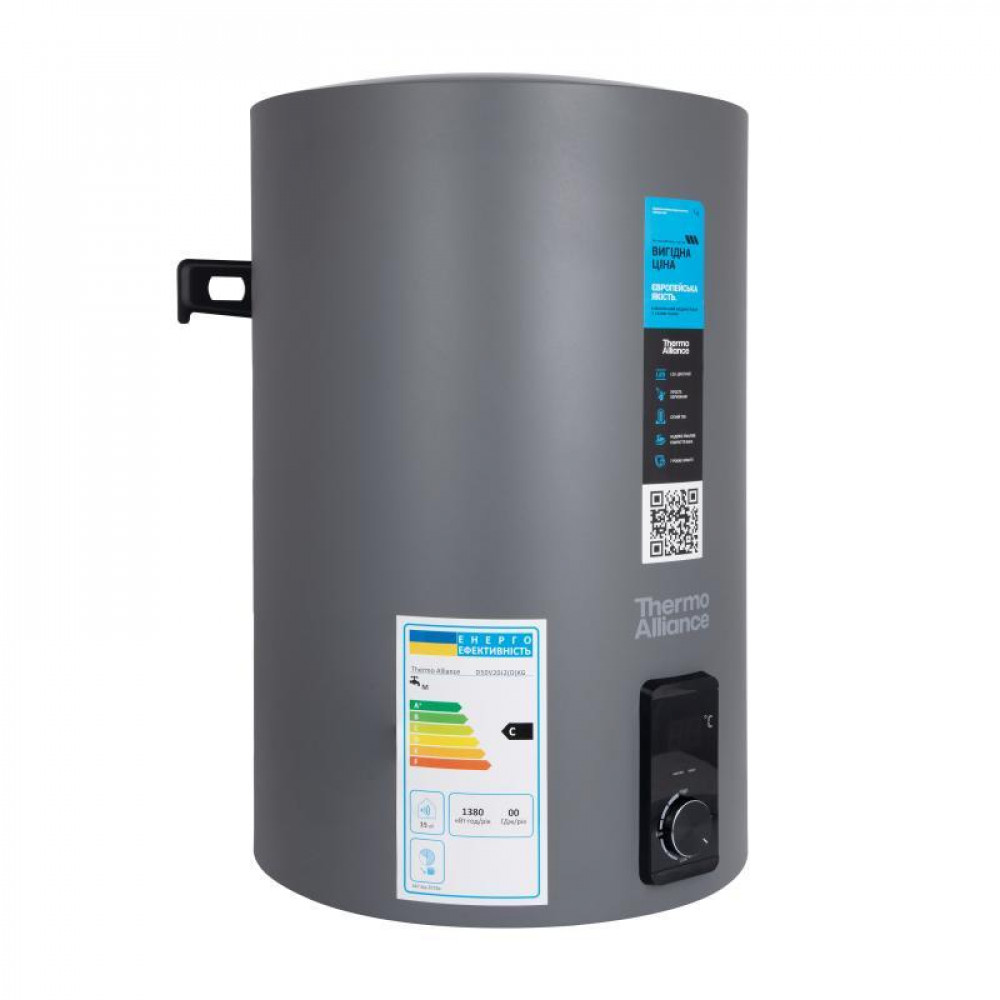 Водонагрівач електричний Thermo Alliance 80 л Grey, вертикальний, сухий ТЕН 2,0 кВт D80V20J3(D)KG SD00055137