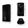 Водонагрівач електричний Thermo Alliance 50 л, Black, плоский, вертикальний, сухий ТЕН 2 кВт (0,8+1,2) DT50V20GPDD2B SD00054042