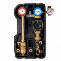 Дволінійна сонячна станція, 1" НР, 6 бар, 8-28 л/хв., UPM3 25-75