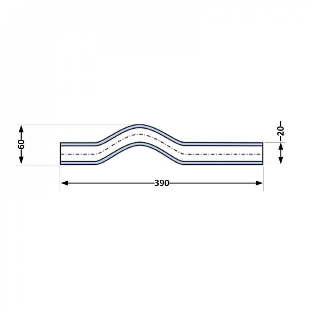 Обвід довгий PPR Blue Ocean 20 SD00006721