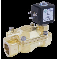 Клапан електромагн. 21W4KV250 НЗ, 1", Рвх-Рвих=0,2-16ат, Тмакс. =140С , 220В