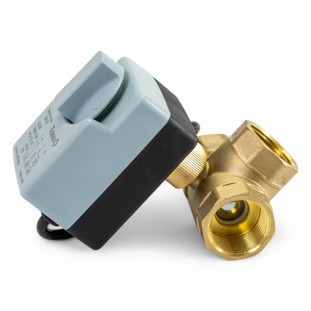 202132 3-ходовий кульовий клапан н/в 1" DN25 з електроприводом Tervix Pro Line ORC 3-way 202132