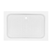 Душовий піддон KAPIELKA ST120x80х14 низький, прямокутний, діаметр зливу 52 мм Lidz