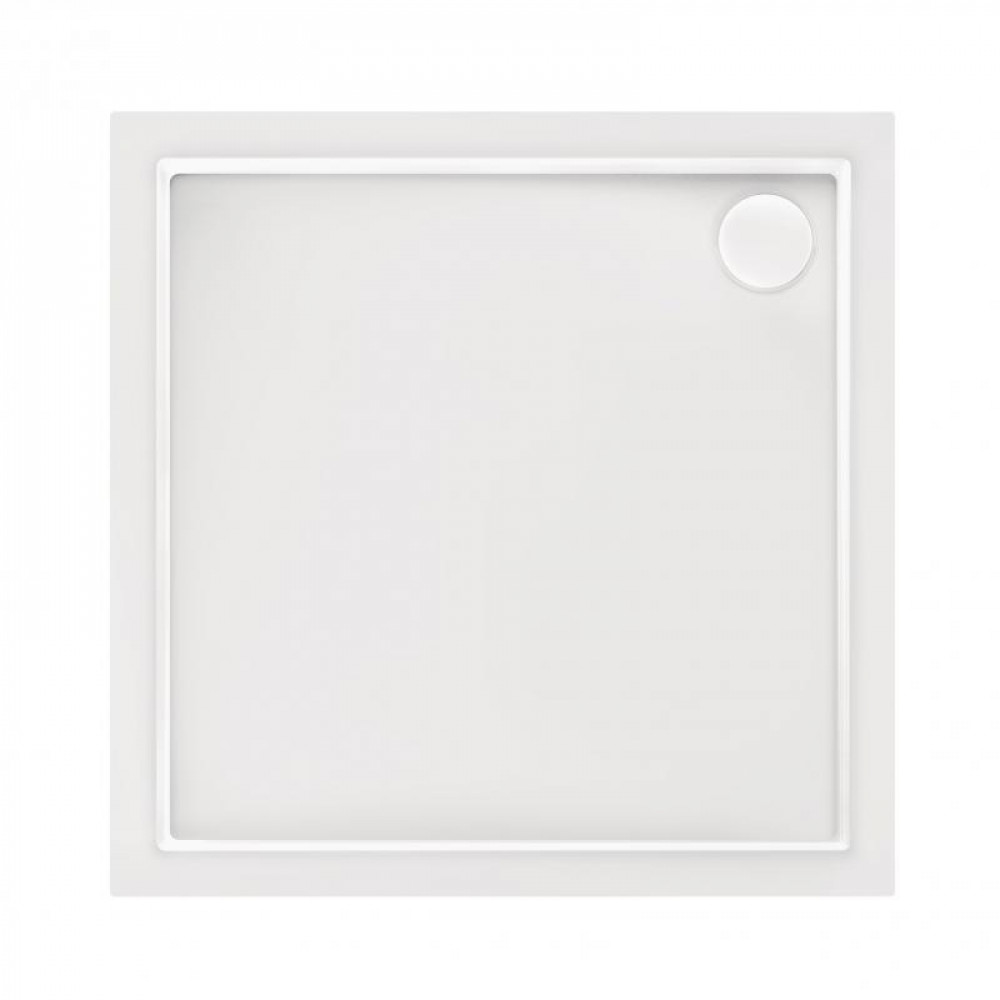 Душовий піддон Qtap Tern 301112 100x100x12 см + сифон SD00046989