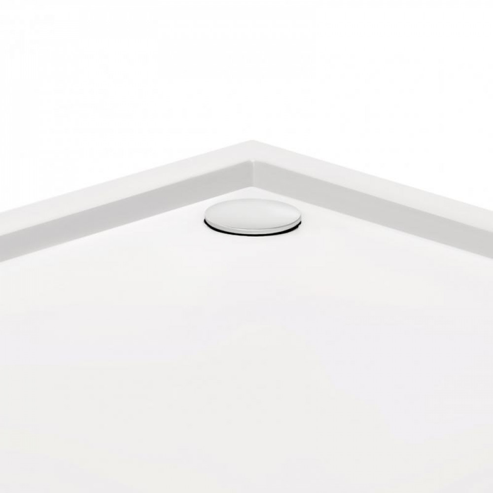 Душовий піддон Qtap Tern 301112 100x100x12 см + сифон SD00046989