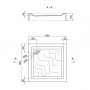 Душовий піддон Lidz Mazur ST80x80x16 SD00047009