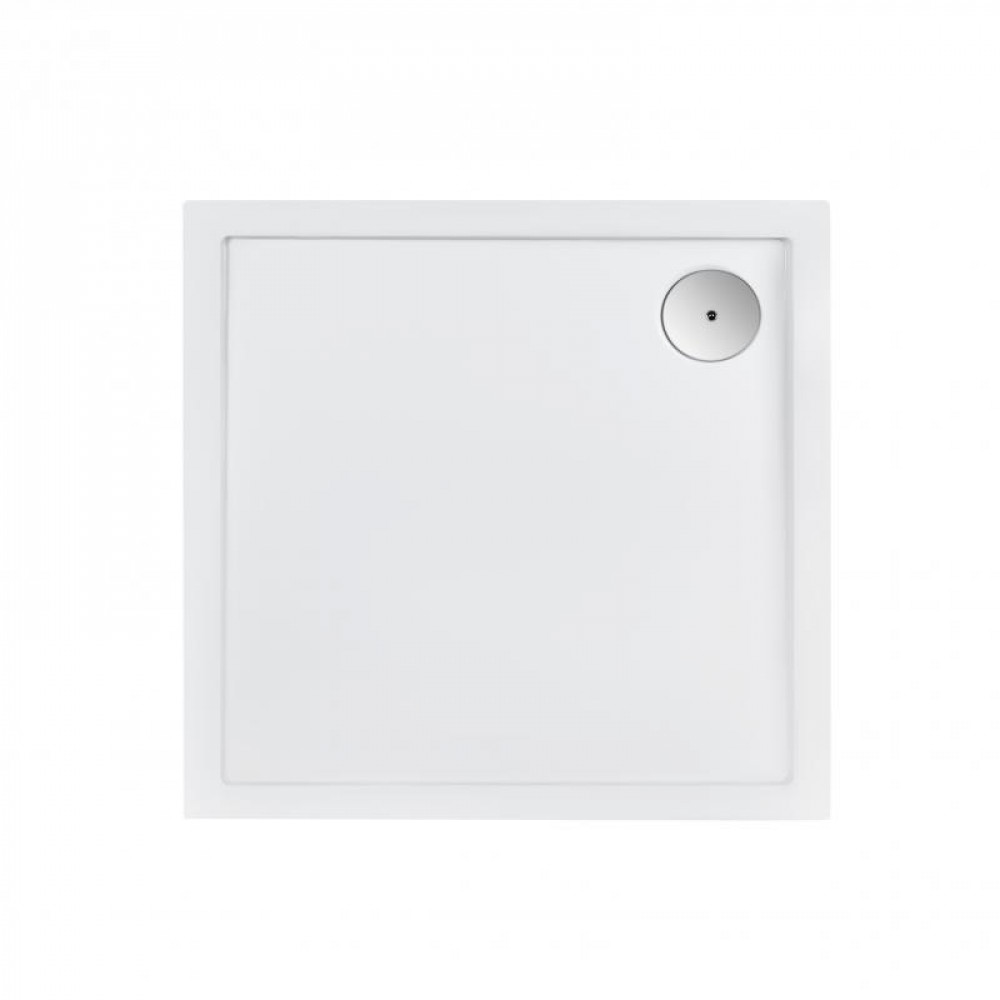 Душовий піддон Qtap Tern 308812C 80x80x12 см + сифон SD00046987