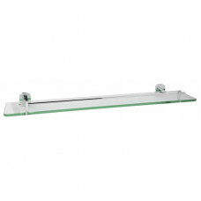 Полиця універсальна Qtap Liberty скляна 600 мм QTLIBCRM1153 Chrome