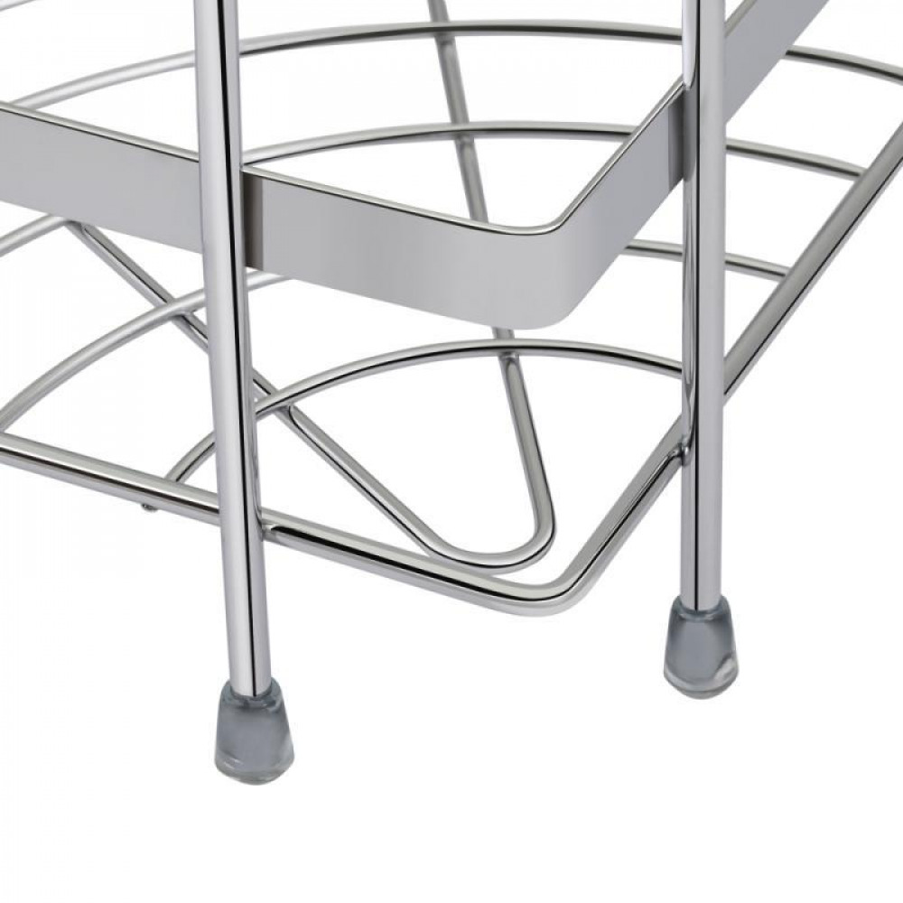 Полиця кутова Lidz Oreo 0606 3 ярусна LDORE0606CRM32484 Chrome SD00038586