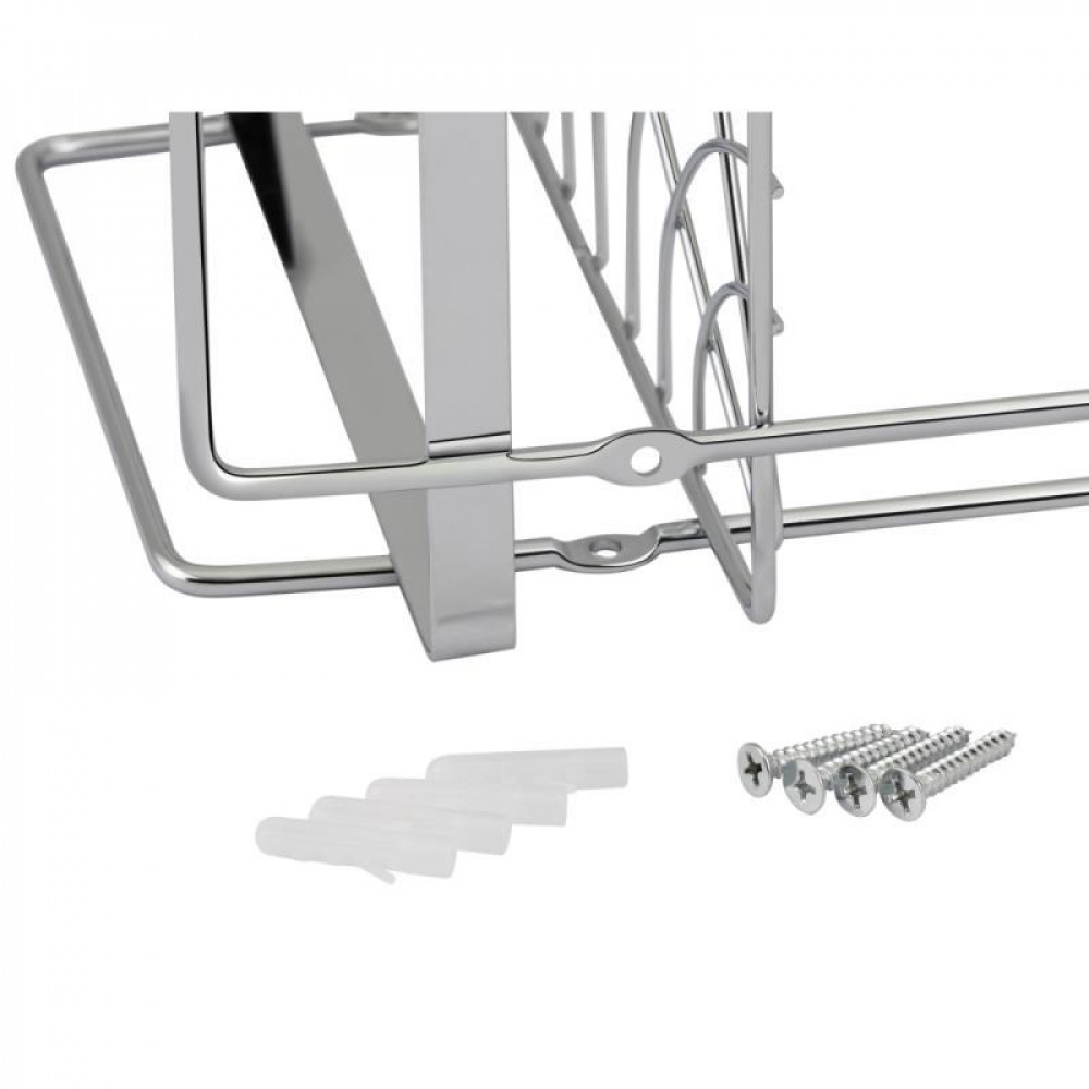 Полиця кутова Lidz Oreo 0606 3 ярусна LDORE0606CRM32484 Chrome SD00038586