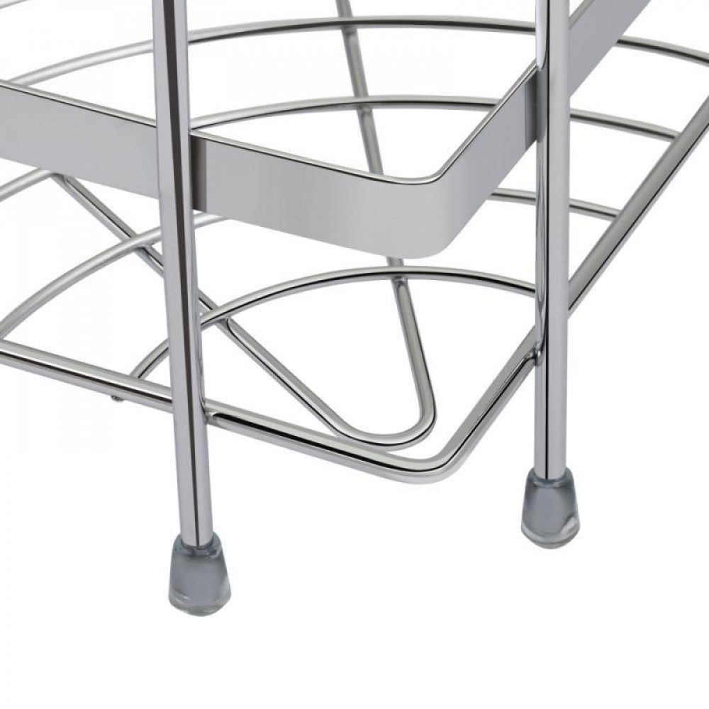 Полиця кутова Lidz Oreo 0605 2 ярусна LDORE0605CRM32483 Chrome SD00038585