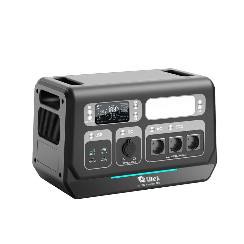 Портативна зарядна станція ALTEK AL 2400 PowerBox PRO PLUS (2048 Вт·г) 2116995